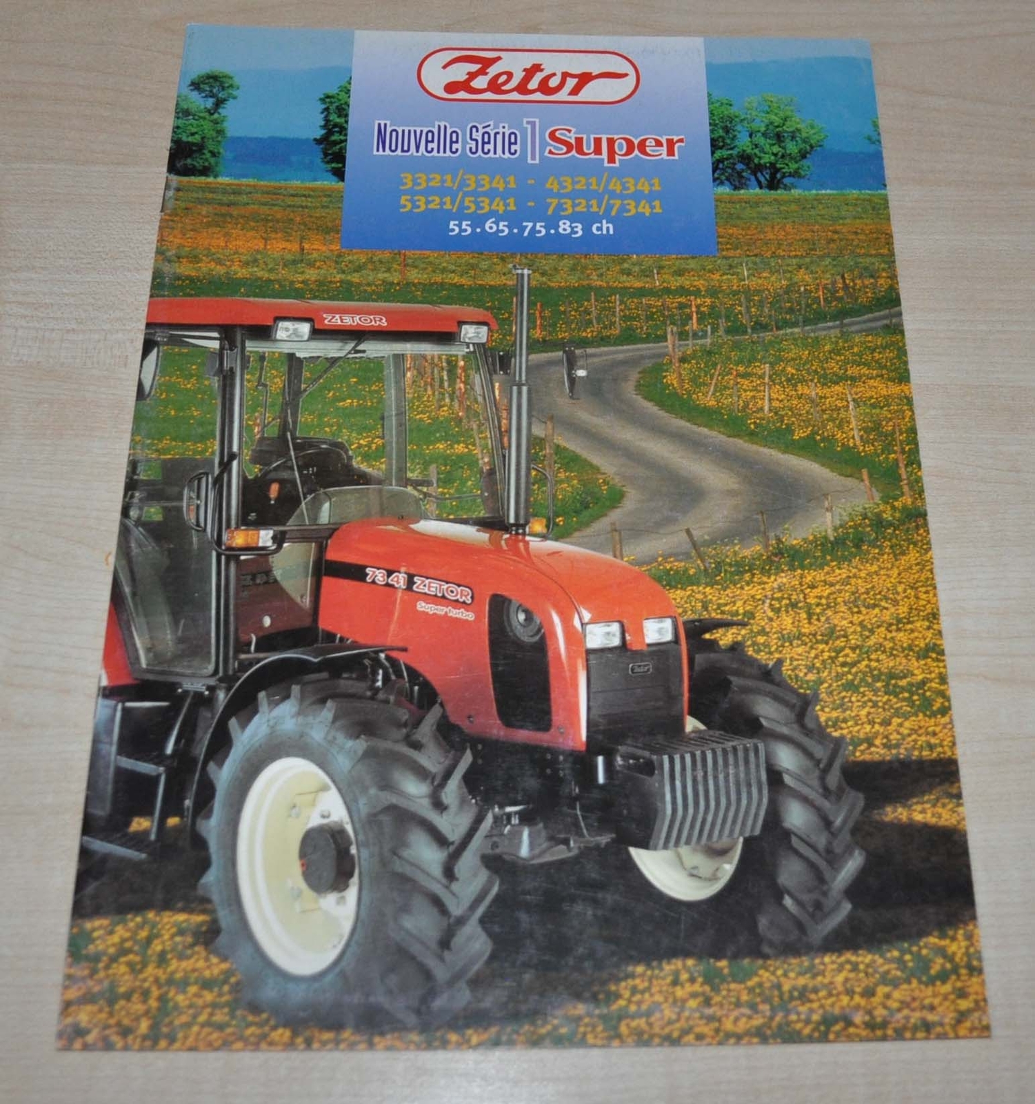 Zetor Tractor Agricultural Machinery Brochure Prospekt FR