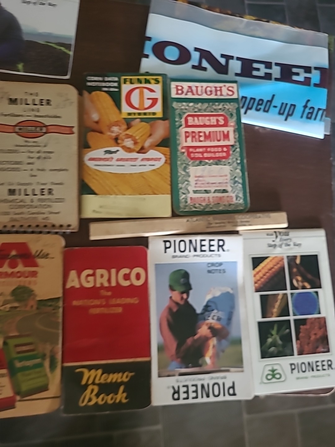 Vintage Agriculture Fertilizer Live-Stock Feeds Pocket Books 1930s-1940s Poster