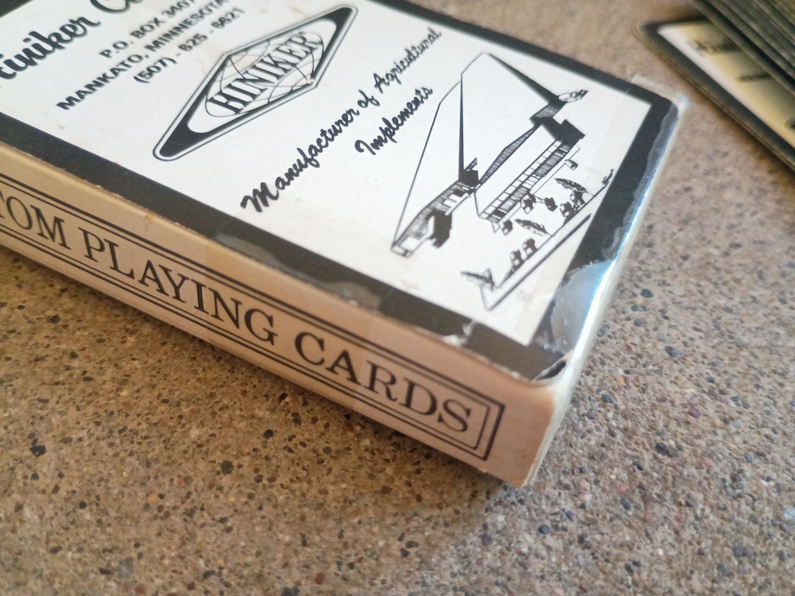 —Vtg Hiniker Company Mankato MN Deck of 54 playing cards Ag Implement Tractor