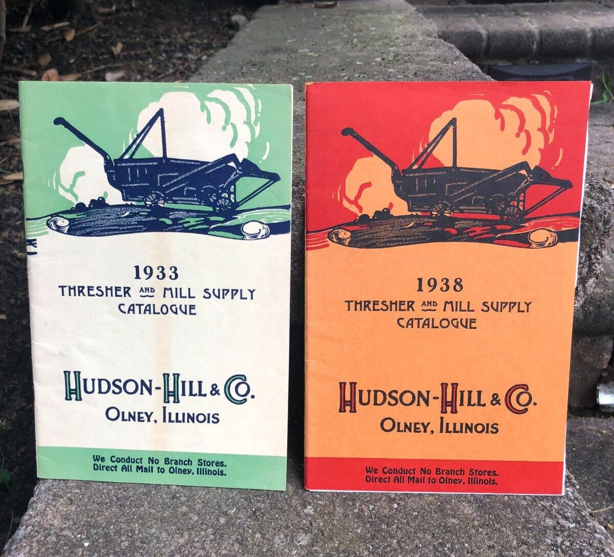 1933 & 1938 Hudson Hill Co. Threshers & Mill Supply Catalogs…2 Items