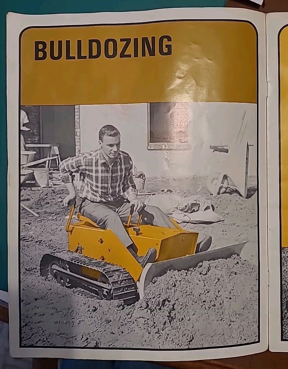C.F. Struck Corporation Vintage Mini Dozer Brochure. Copyright 1968