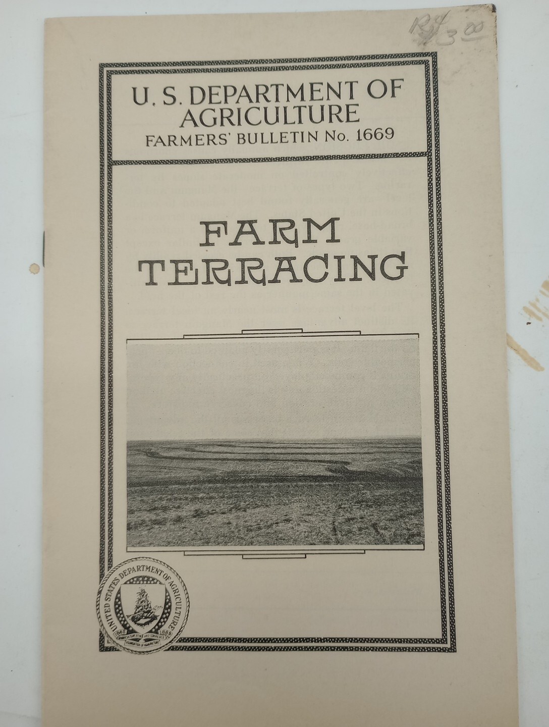 Vtg 1931&33 US Department Of Agriculture. Farmers Paper Bulletins # 1669, 1697