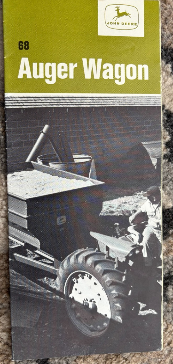 John Deere 68 Auger Wagon For 1964 Brochure AMIL26