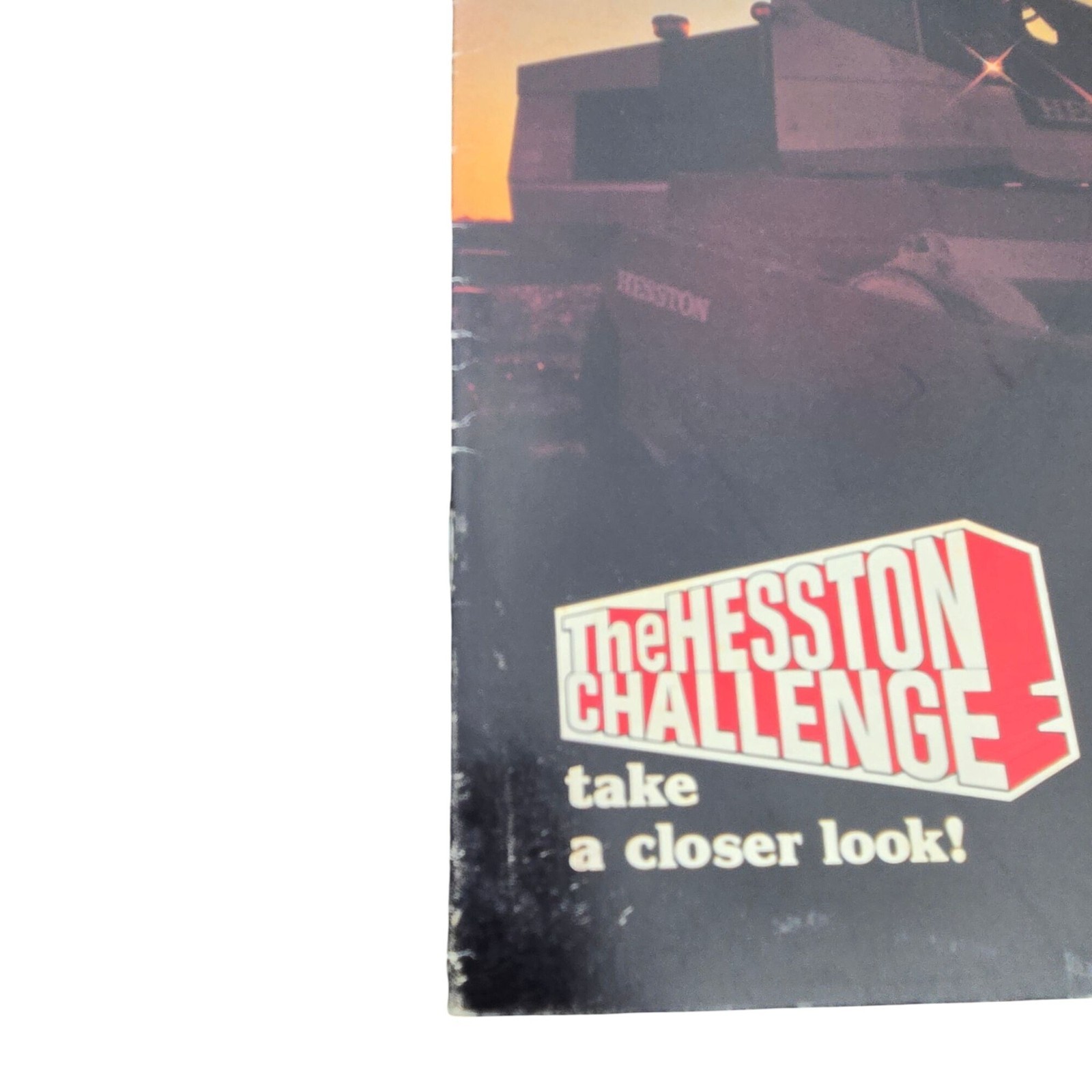 Hesston Farm Equipment Brochure Catalog Advertising Dealer Magazine Vintage AGCO