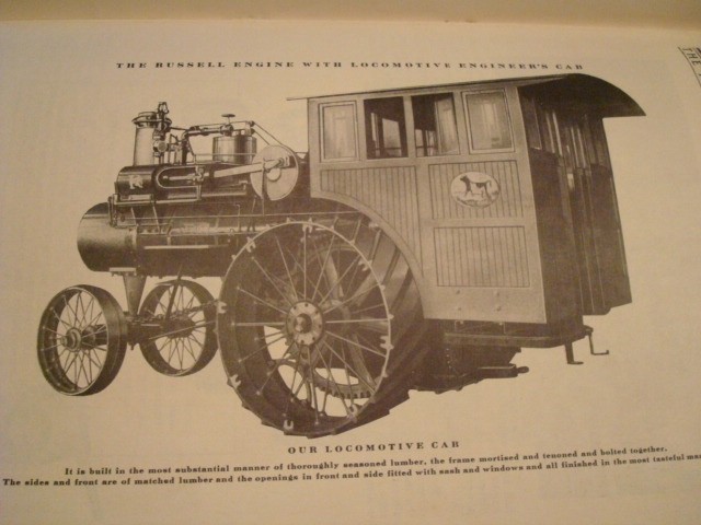 THE RUSSELL & CO ENGINES AND THRESHING MACHINERY CATALOG, STEAM TRACTORs 1912
