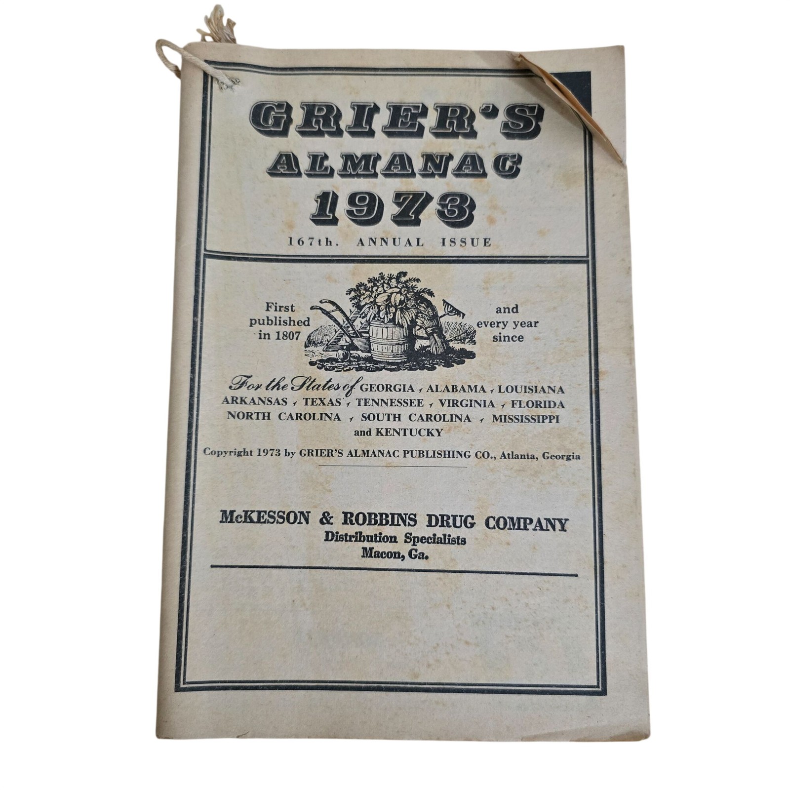 Vintage Grier’s Almanac Lot 1970 1971 1972 1973 1974 Ads Ephemera