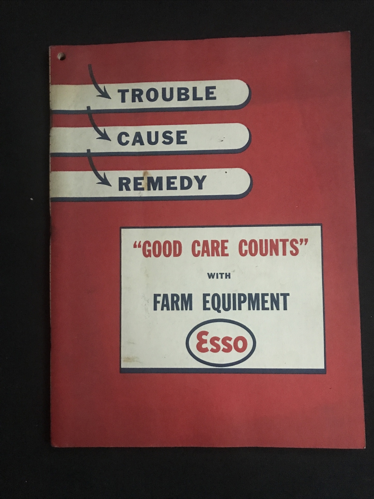 1947 Esso Farm Equipment Good Care Counts
