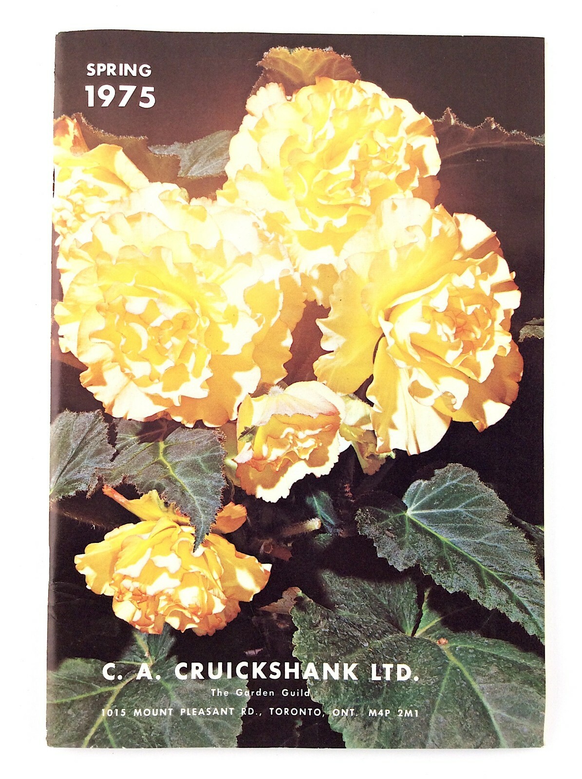 Spring 1975 CA Cruickshank Garden Guild Plant Guide Catalog Booklet L329