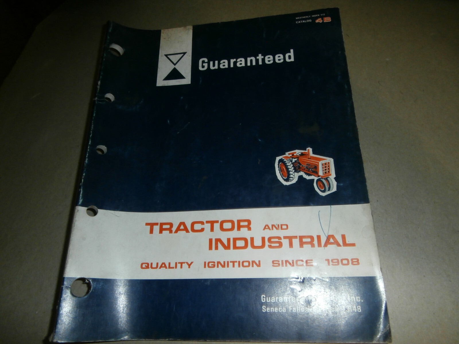 Vintage 1970 GUARANTEED Ignition Parts Catalog Tractor & Industrial