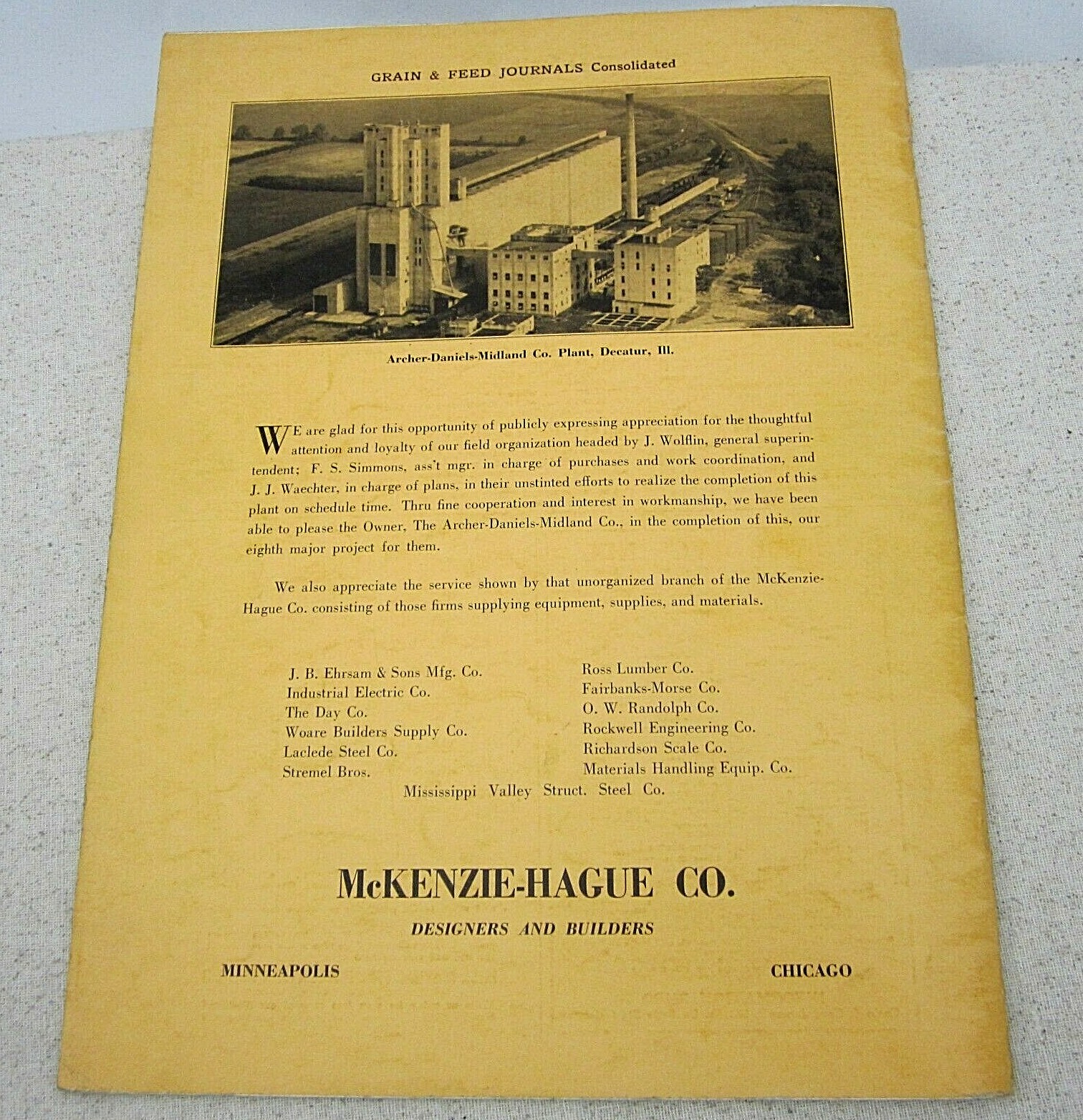 Grain & Feed Farm Journals Magazine 1941 Farm Agriculture Nice Advertising