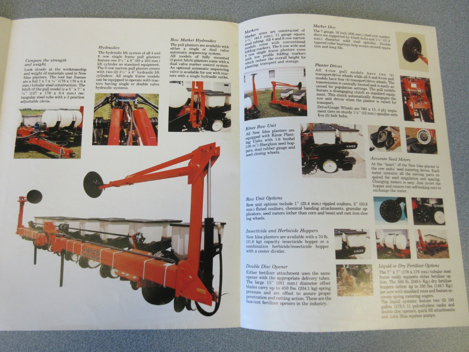 Avco New Idea Planters Sales Brochure