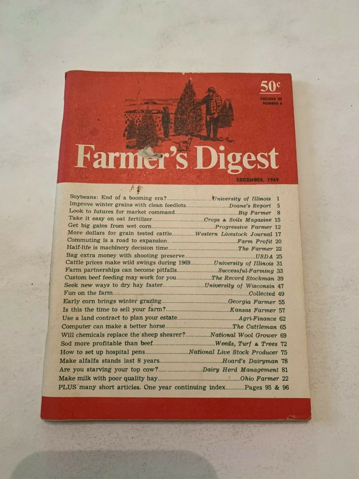 December 1969 Farmers Digest Magazine Volume 33 Number 6