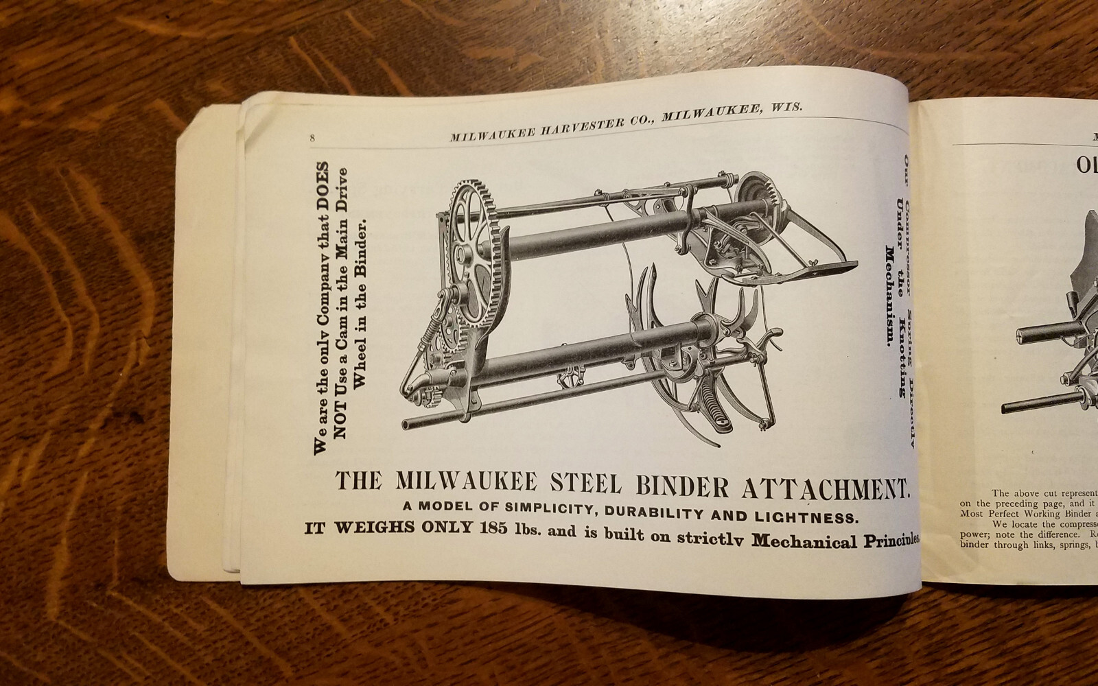 1892 Milwaukee Harvester Machine Farm Binder Catalog Brochure Horse Drawn