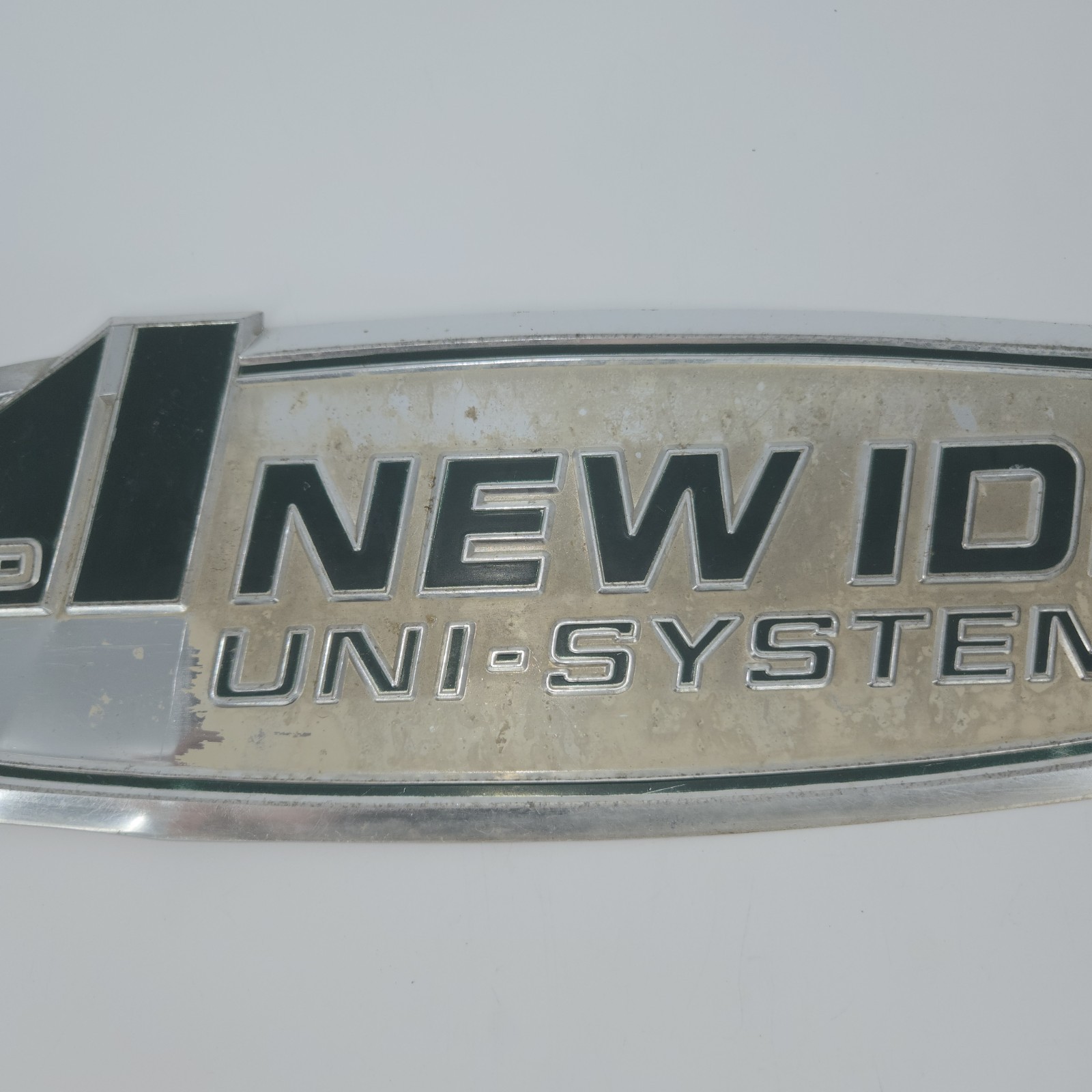 Vintage AVCO New Idea Tractor Emblem Badge Farm Equipment Sign Metal Plate Tag