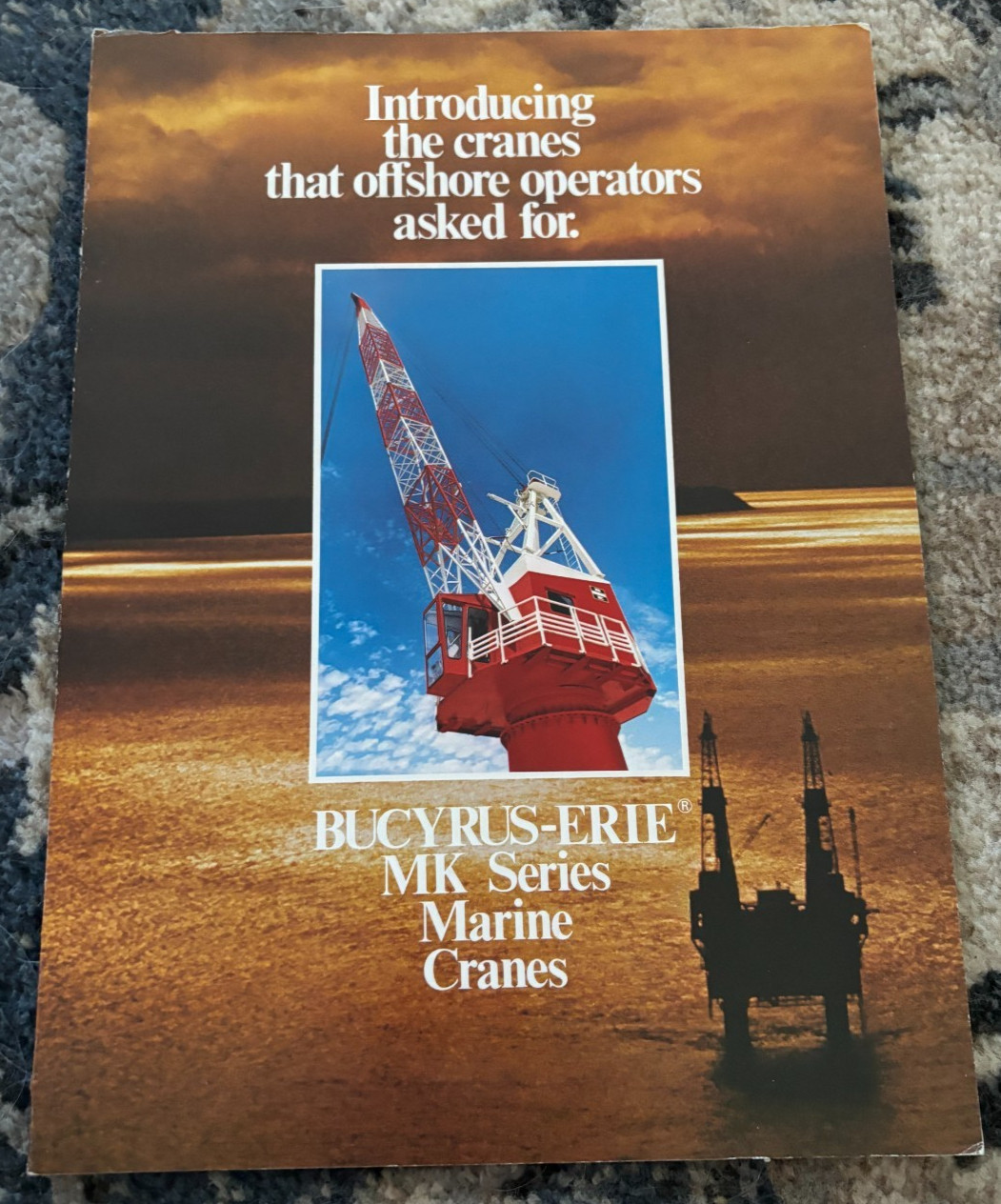 Bucyrus Erie MK Series Marine Cranes Brochure DCPA25