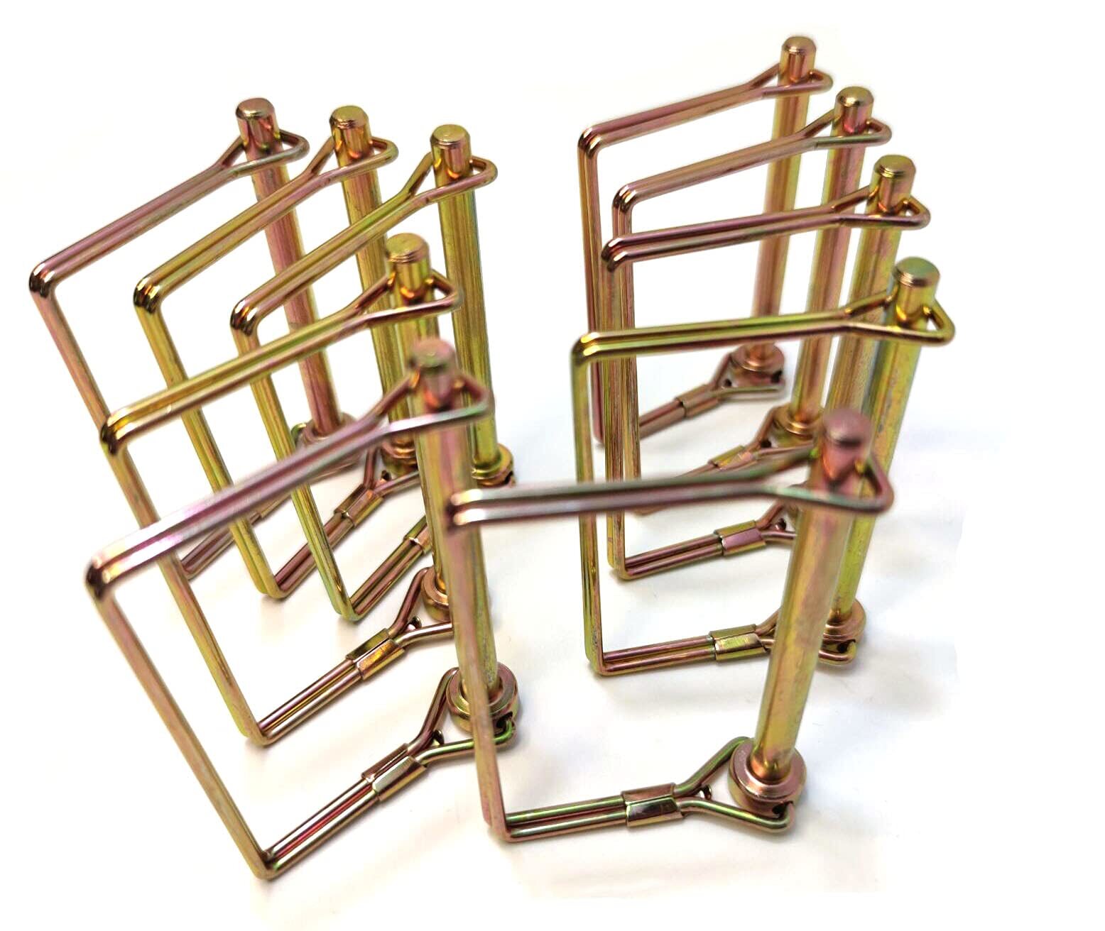 10 Pieces 1/4 Inch Wire Lock Pin Trailer Coupler Pin Hitch Pin Heavy Duty