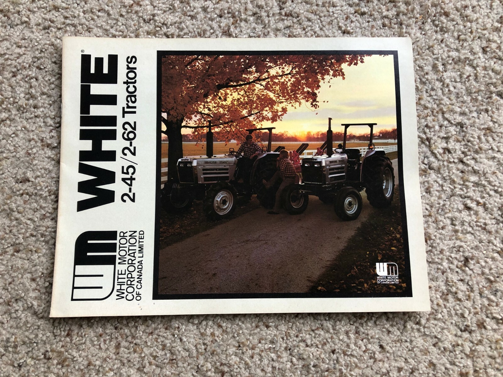 1980 White 2-45 and 2-62 tractors original sales literature.