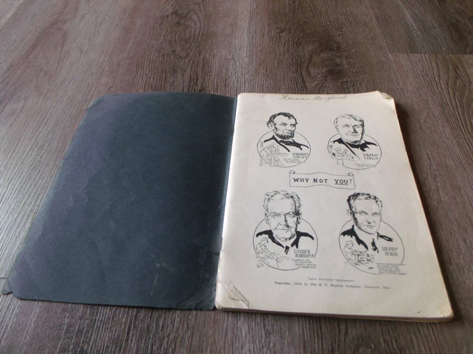 VINTAGE 1923 FARM ECONOMY SUPPLEMENT BOOKLET