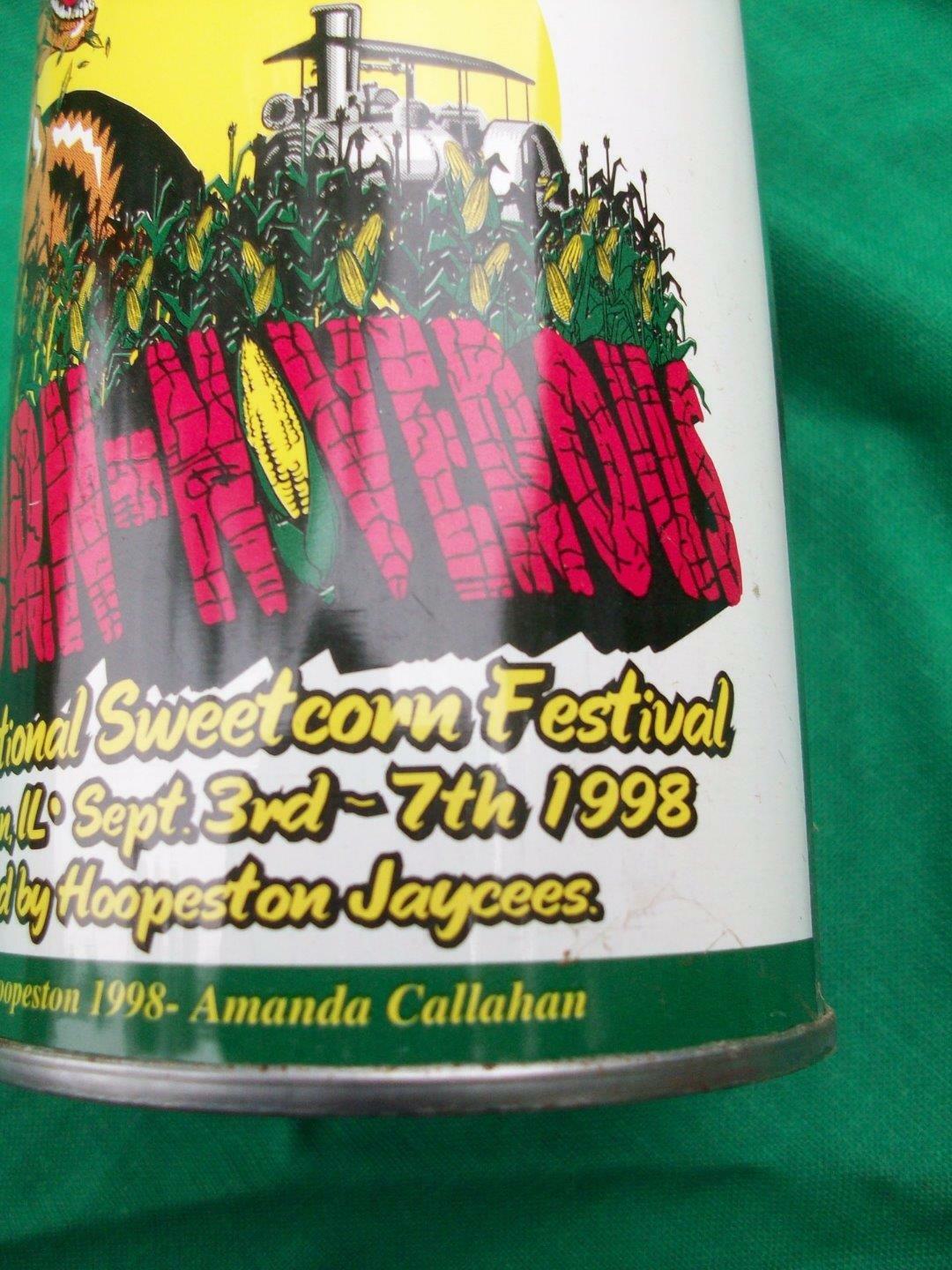 INDIANA FARM HOUSE FIND=HOOPESTON,ILLINOIS 1998 SWEETCORN FESTIVAL BANK