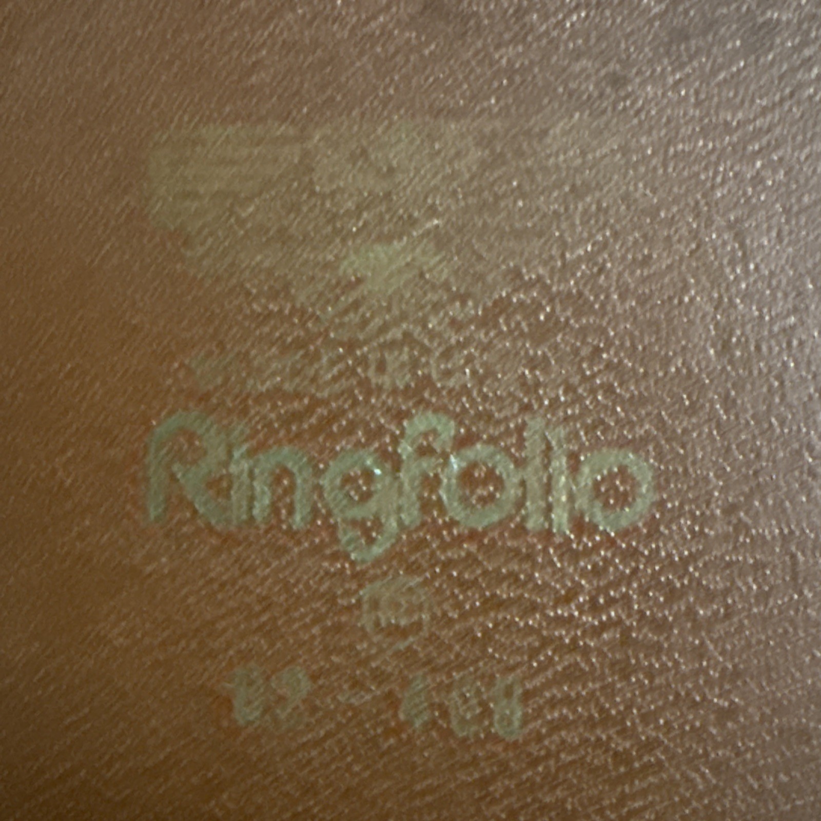 True Vintage Ringfolio National antique Leather secretary Business Binder USA