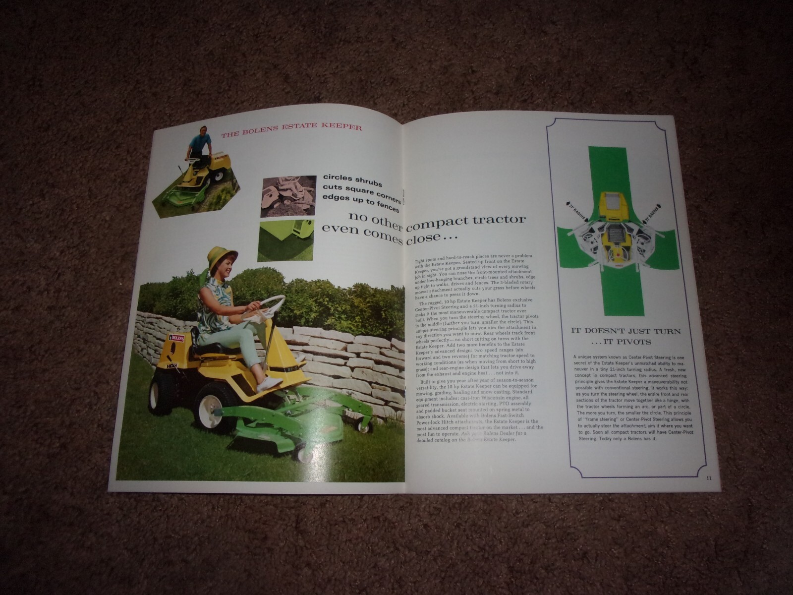 1966 Bolens & Arnold Palmer specification catalog ***Original***VINTAGE