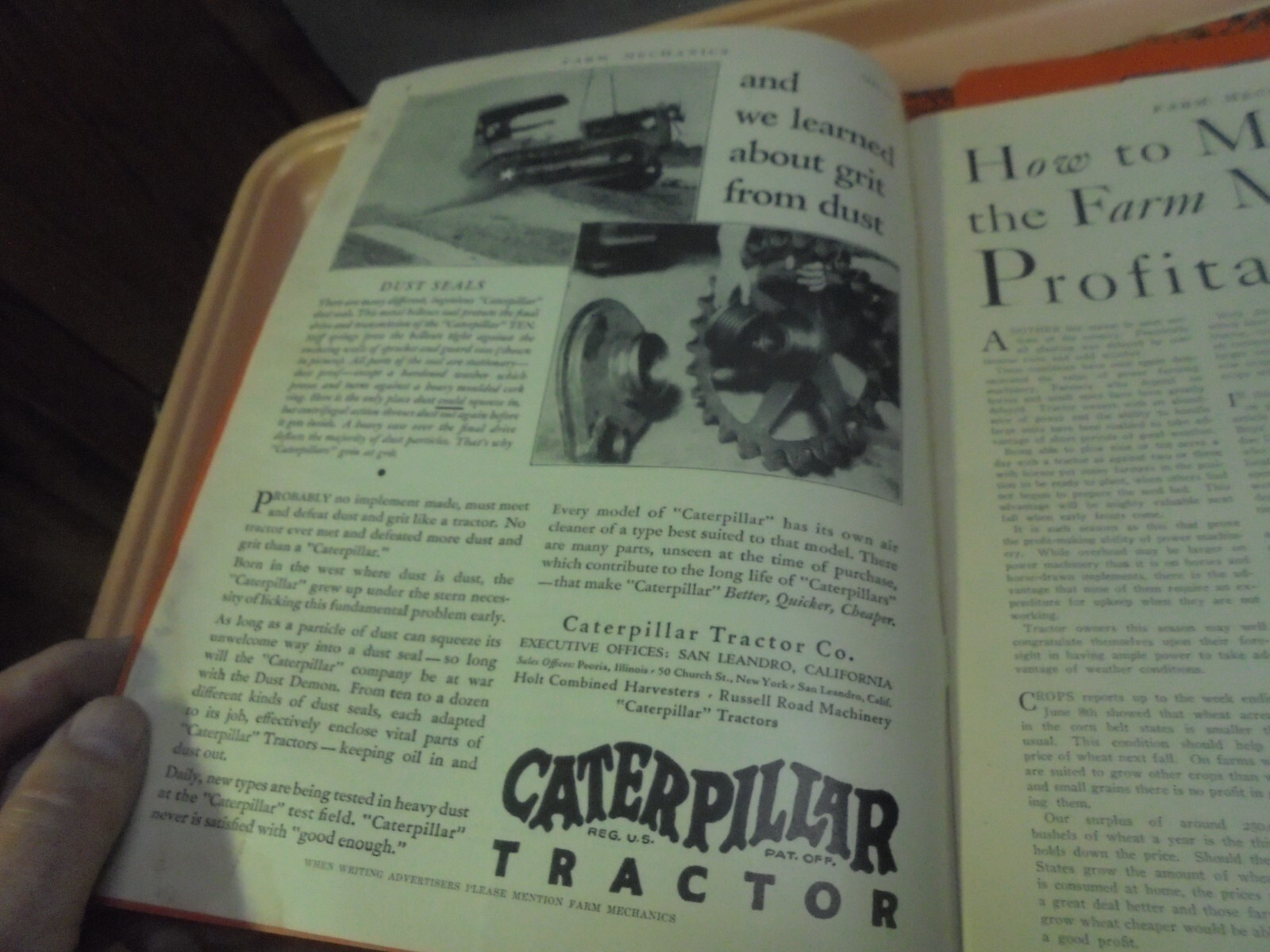 Vintage Lot of Four 1929 Farm Mechanics Magazines