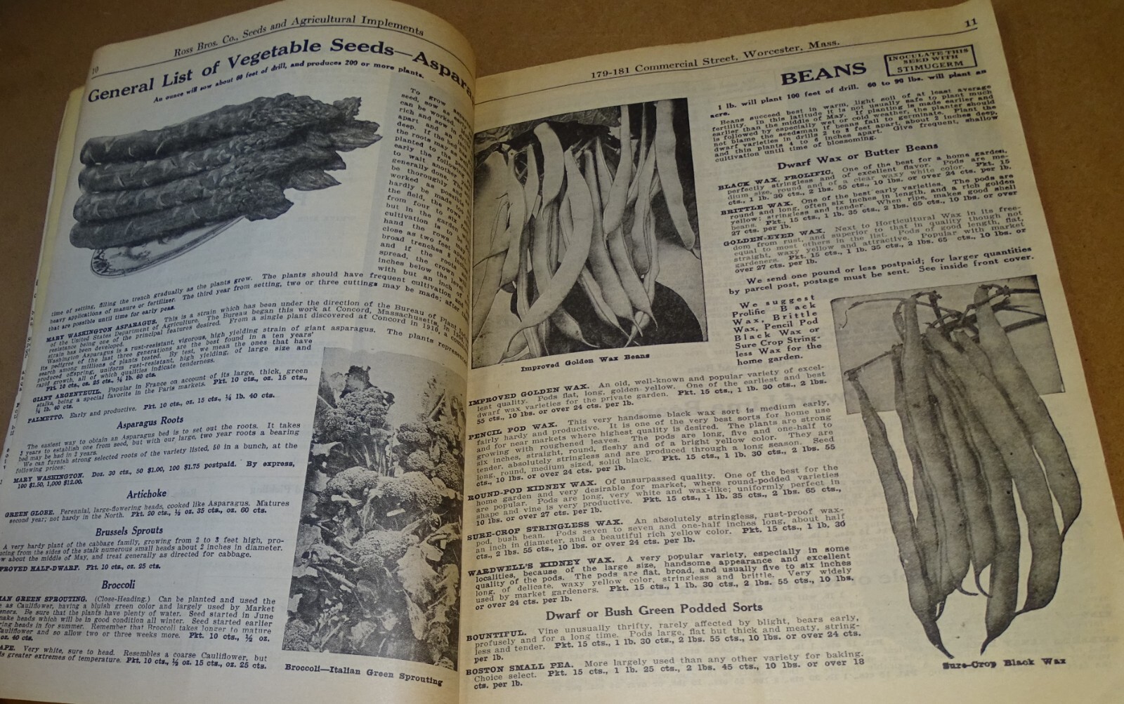 1932 Ross Bros. Catalog (Seeds, Tools, Farm Equipment, Mowers, etc) Worcester MA