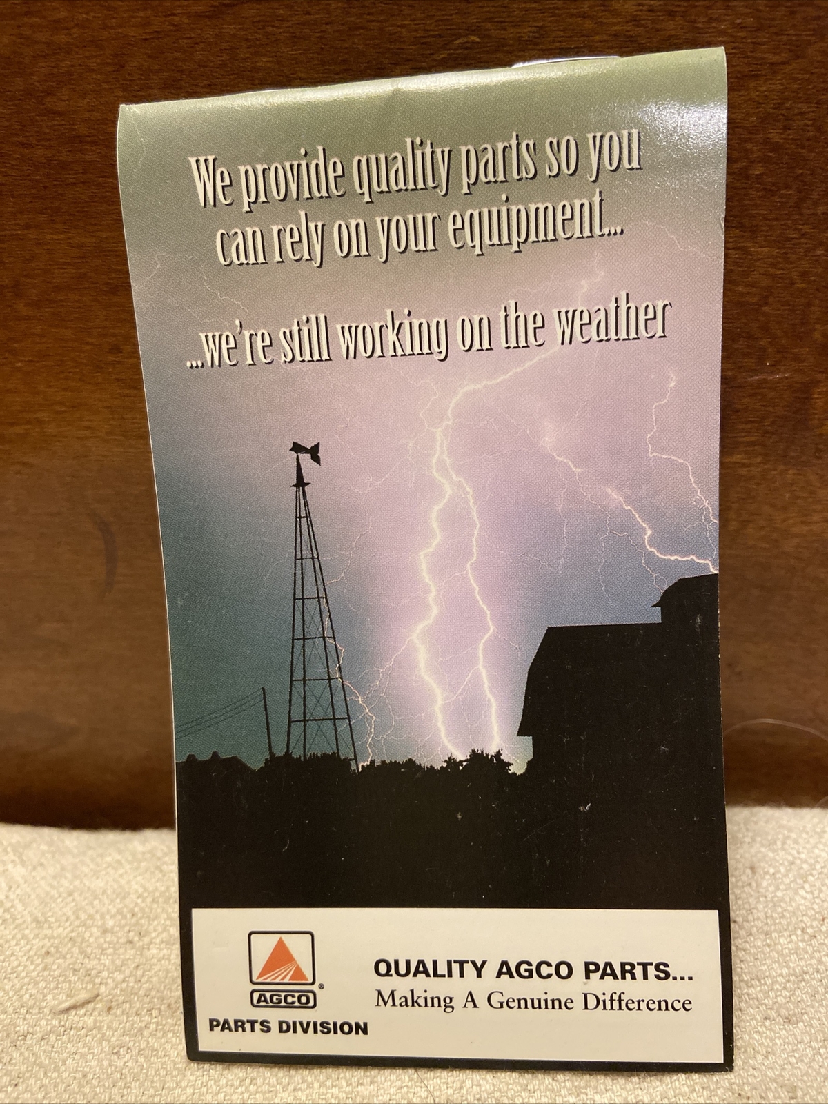 Lot Of 4 Vintage 1999 “Agco Parts Division” Unused Note Pads-Farm Agriculture