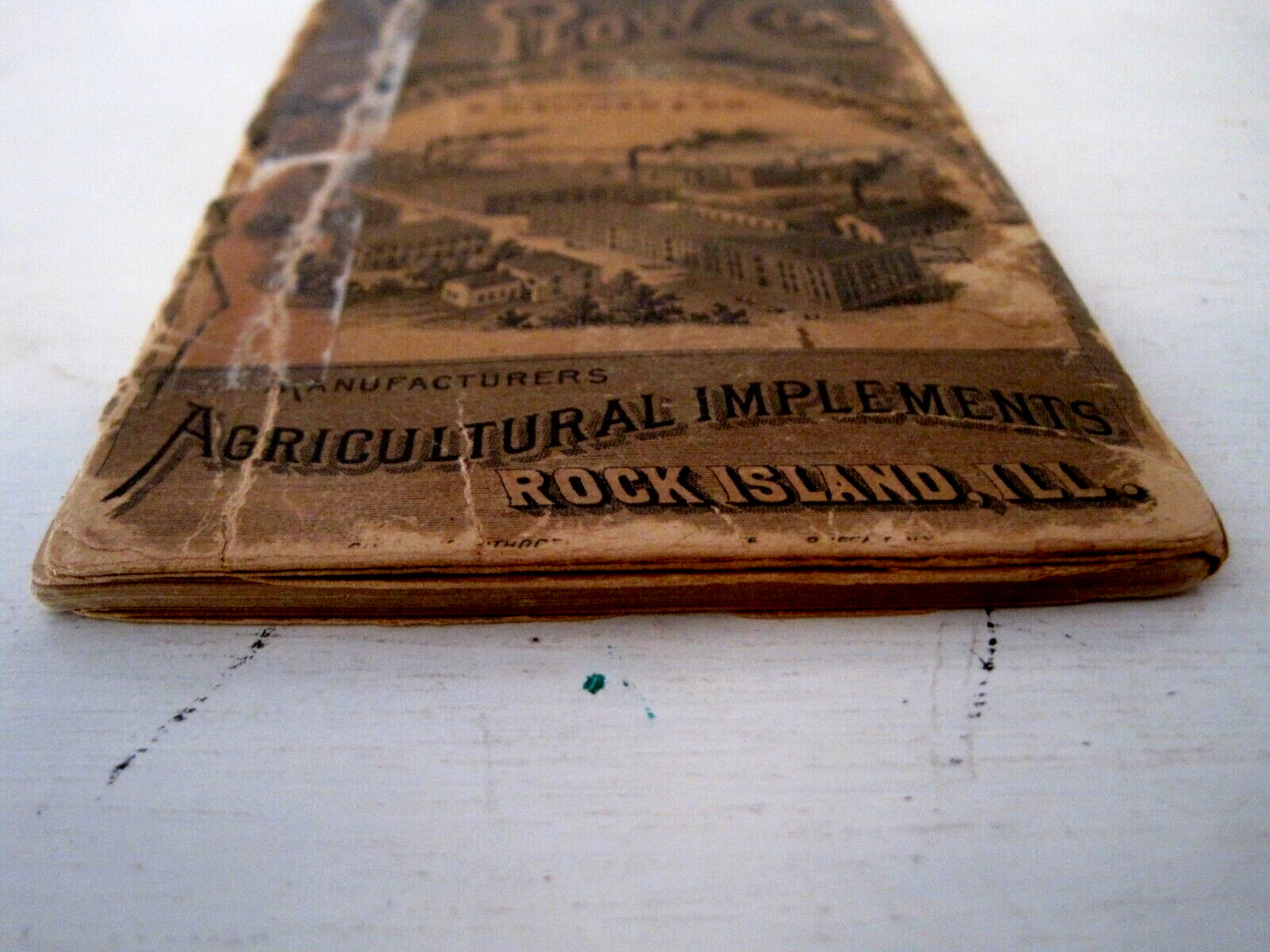 1889 Rock Island Plow Co Annual Farmers Pocket Companion Agricultural Implements