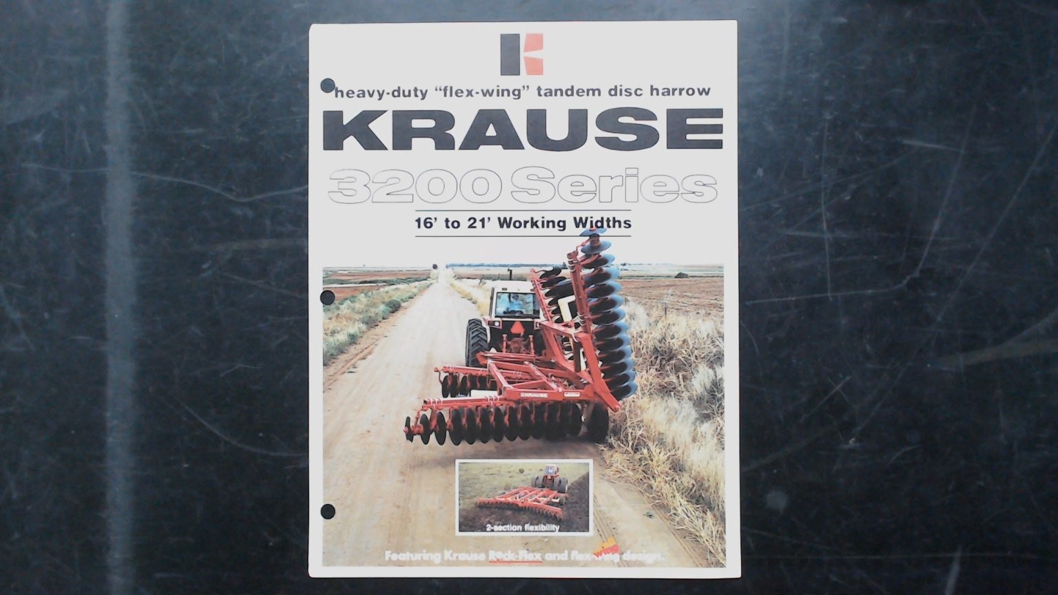 Krause 3200 Series Agricultural Brochure Tandem Disc Harrow 16-21 Ft
