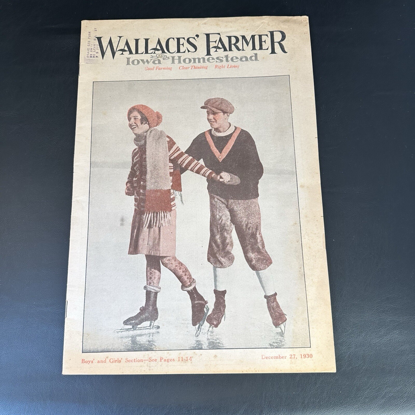 1930 WALLACES’ FARMER & IOWA HOMESTEAD Newspaper Magazine, Des Moines – Great!