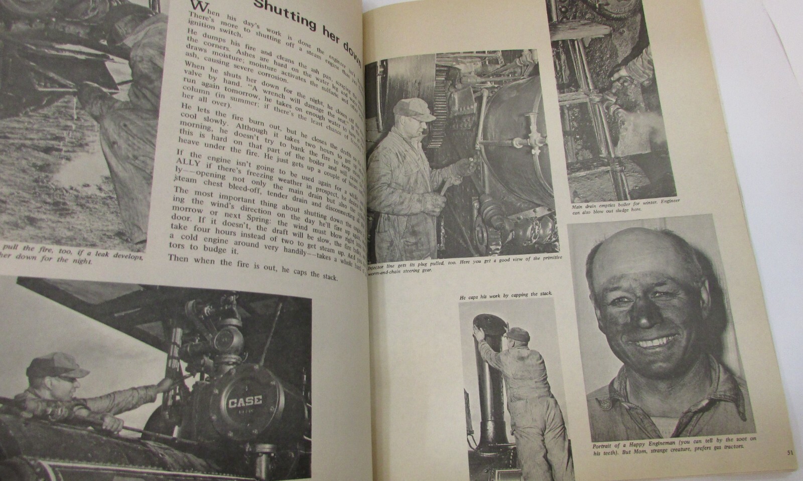 Old 1968 Days of Steam Glory Dana Close Jennings Agriculture Photo pb bk FREE SH