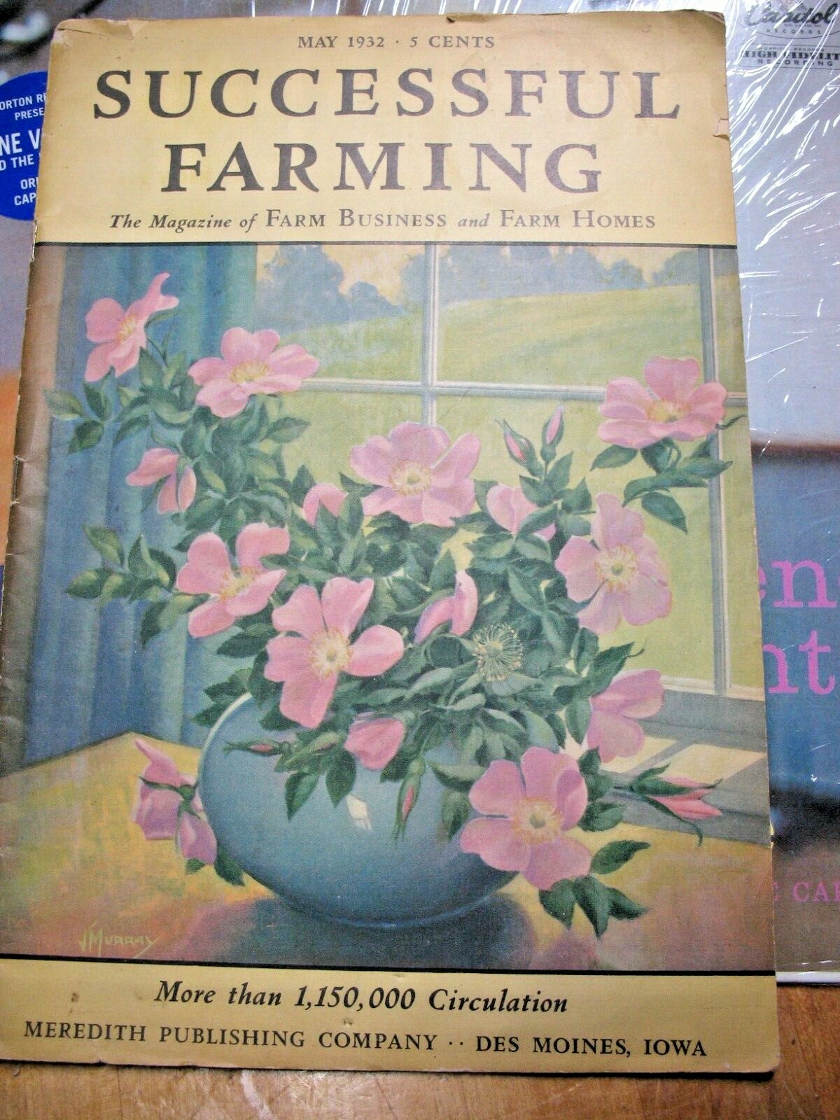 SUCCESSFUL FARMING THE DAIRY FARMER MAGAZINE MAY 1932 SINCLAIR OIL CO.AD