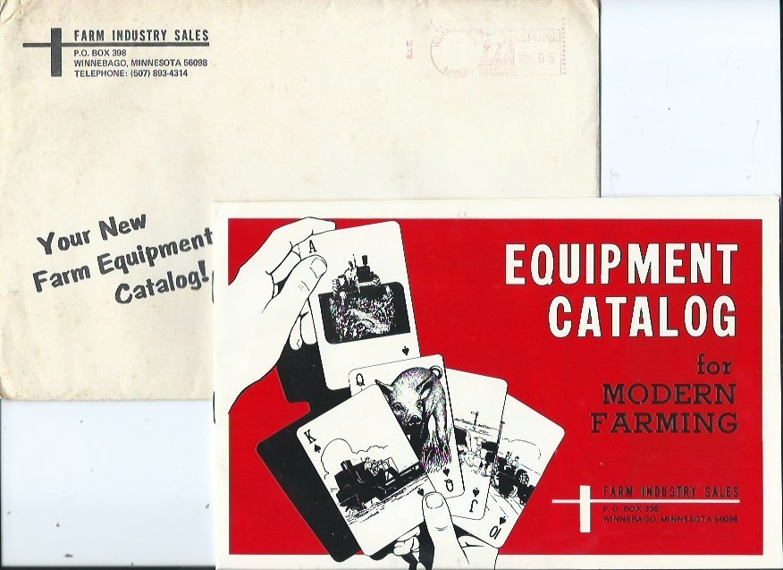 vintage 70&rsquo;s Badger BARN CLEANER 16-pg BOOKLET + FARM INDUSTRY Equipment CATALOG