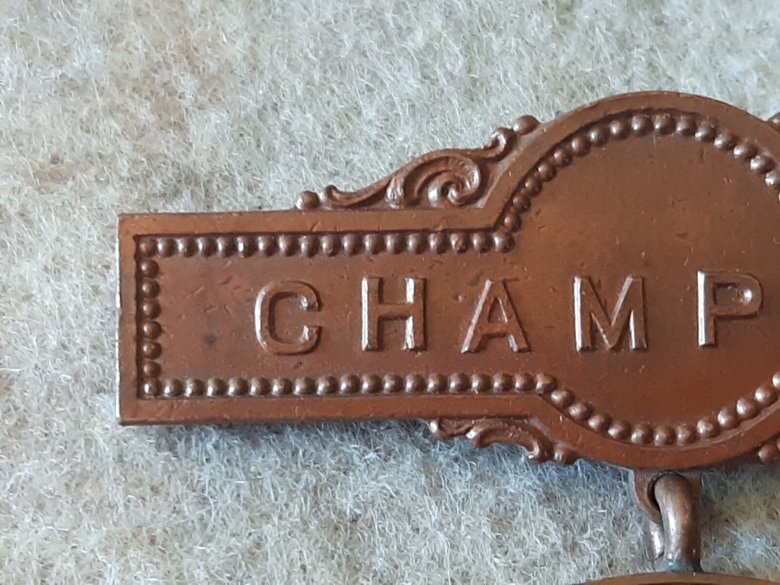 Vintage Champion Medal Best Bird Poultry Chicken Philadelphia Inquirer Award