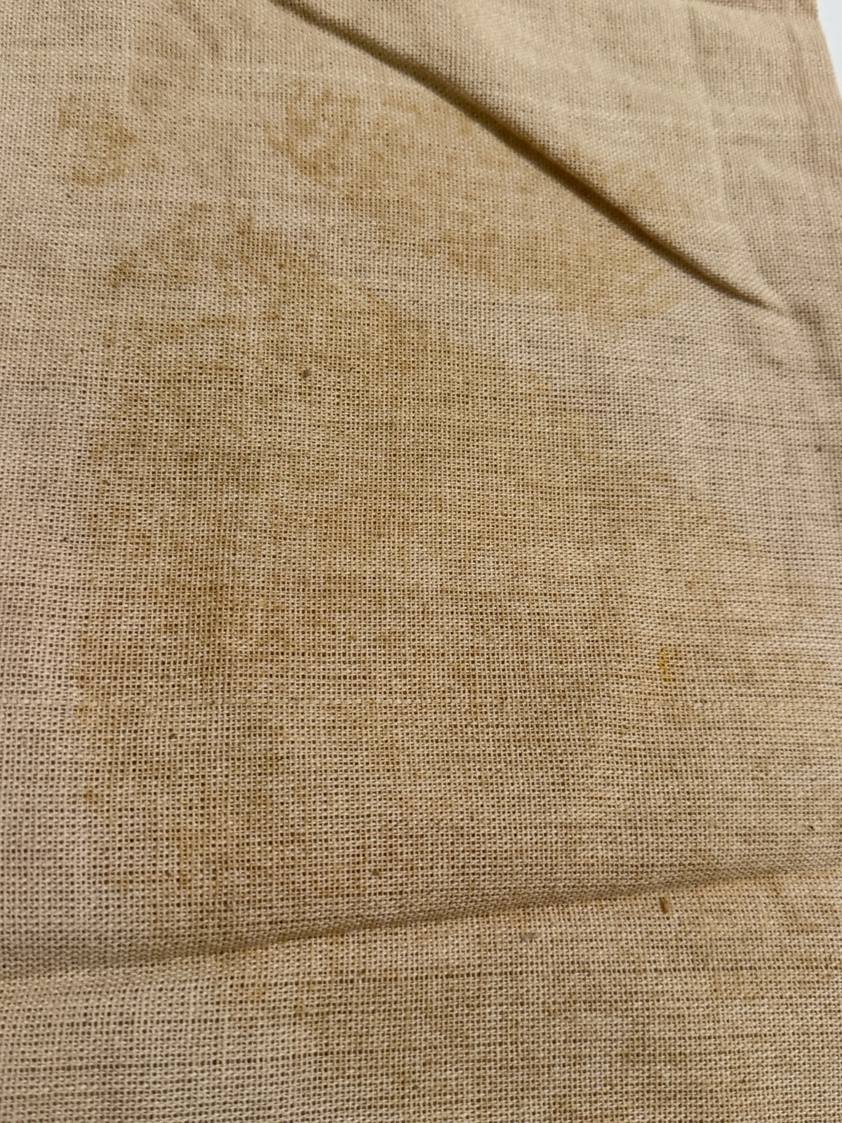 Vintage Lompoc California Pinquitos 10 lbs Bean Canvas Warehouse Sack