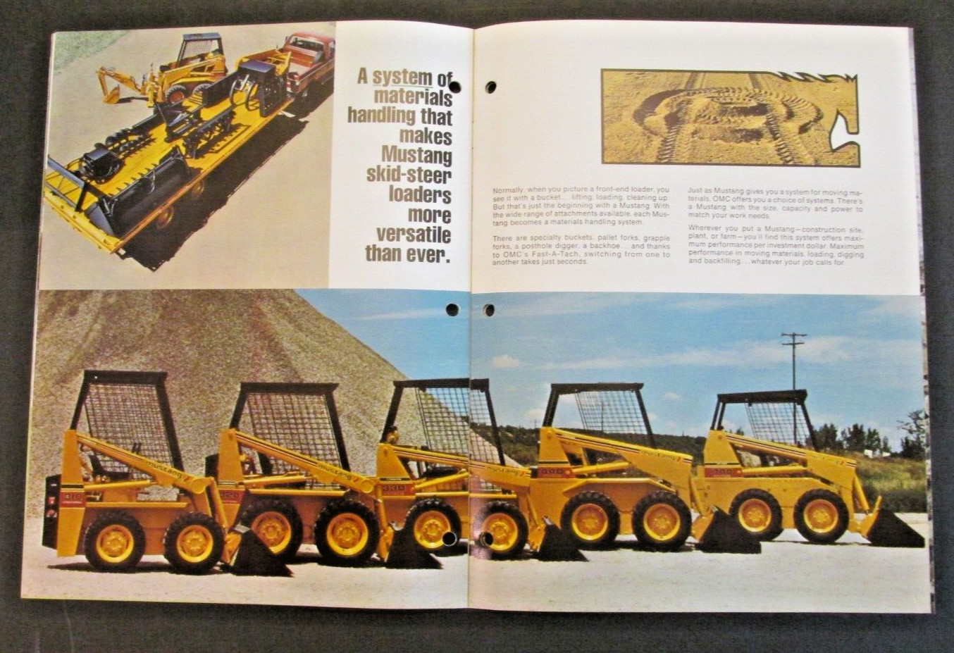 VTG Growing World Owatonna Ad Brochure Catalog Mustang Skid Loader Tractor MN US