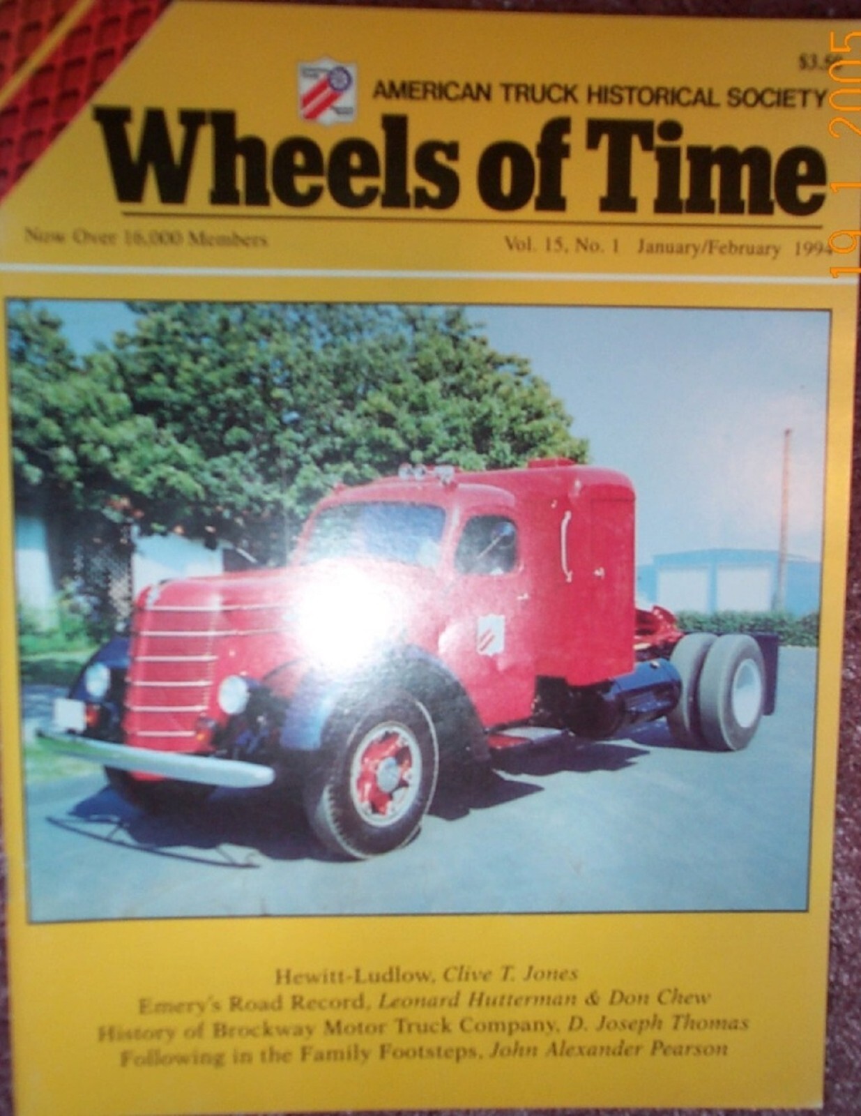 BROCKWAY Truck History, Hewitt Ludlow Wheels of Time – ATHS