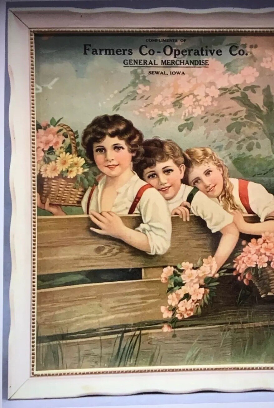 Early 1900’s Advertising Print, Farmers Do-Operative