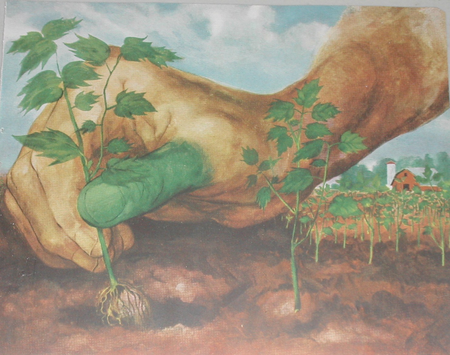 1951 Union Carbide ad, Green Thumb, agriculture