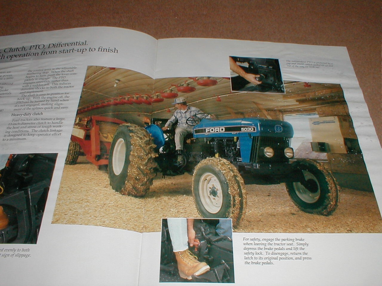Ford New Holland 1995 Ford 30 Series Utility Tractors Full Color Dealer Brochure
