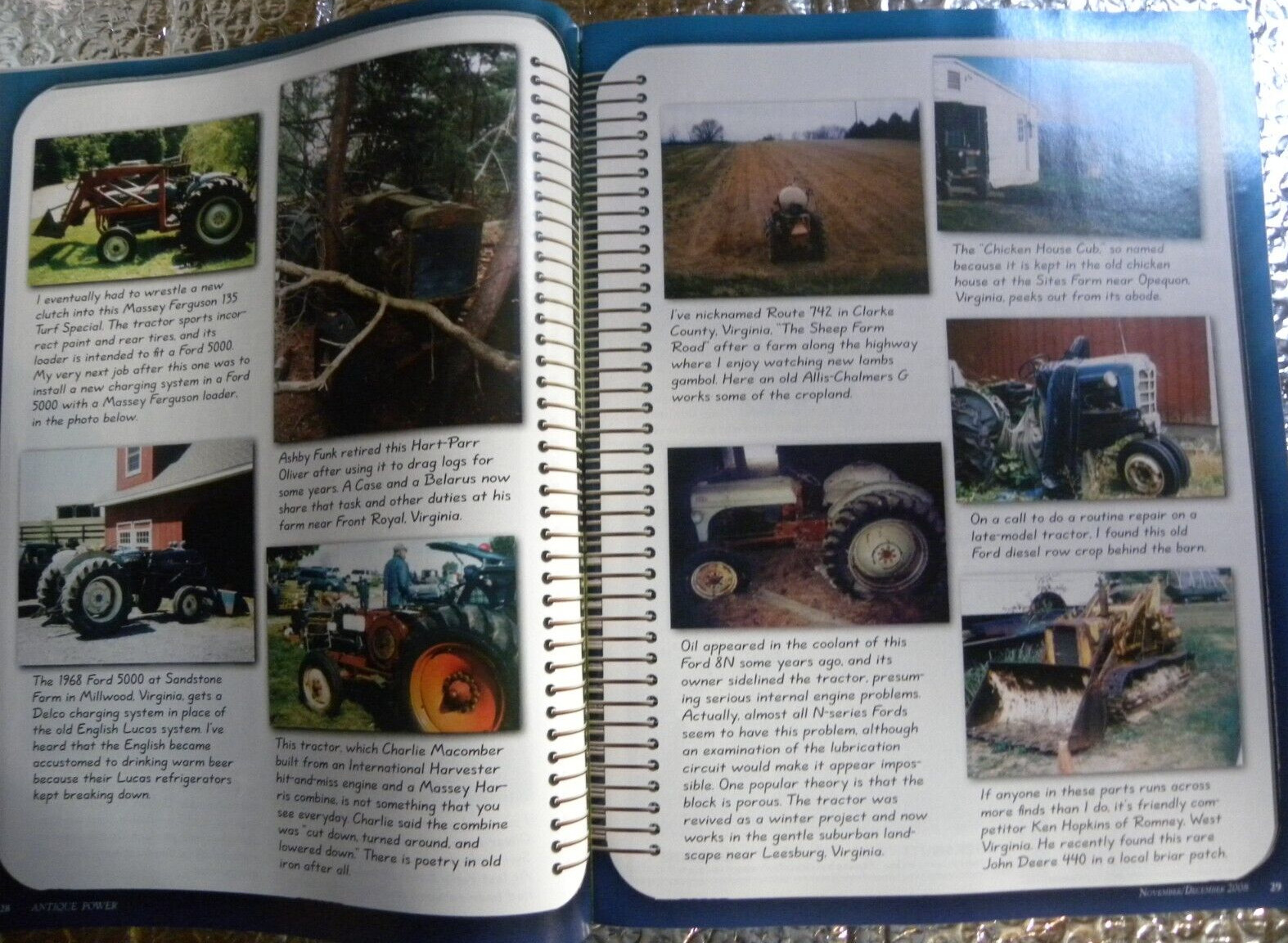 ANTIQUE POWER Magazine November December 2008 1908 IHC Friction Drive Tractor