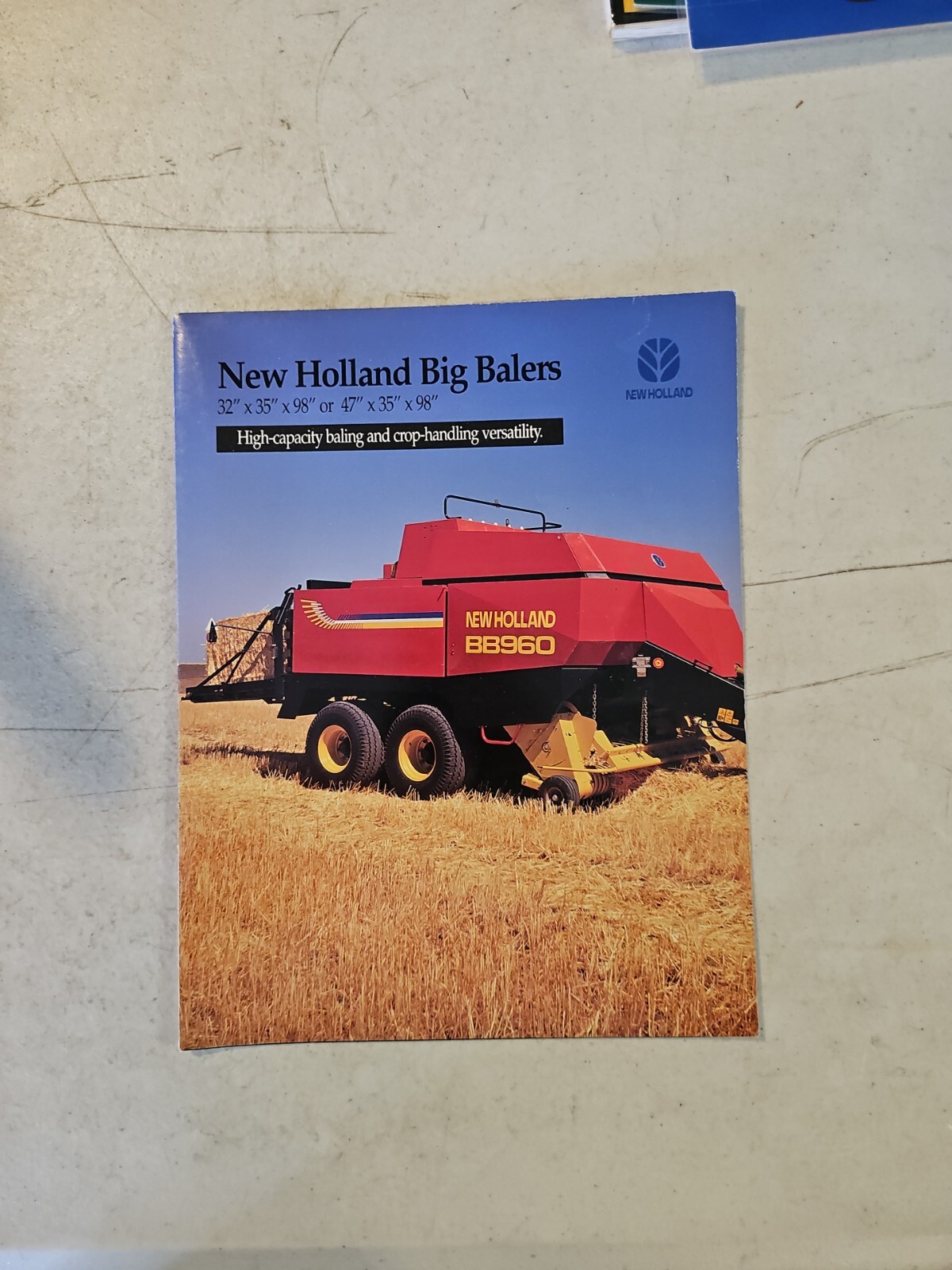 New Holland BB940 BB960 Big Balers Brochure 8 Page Large Poster
