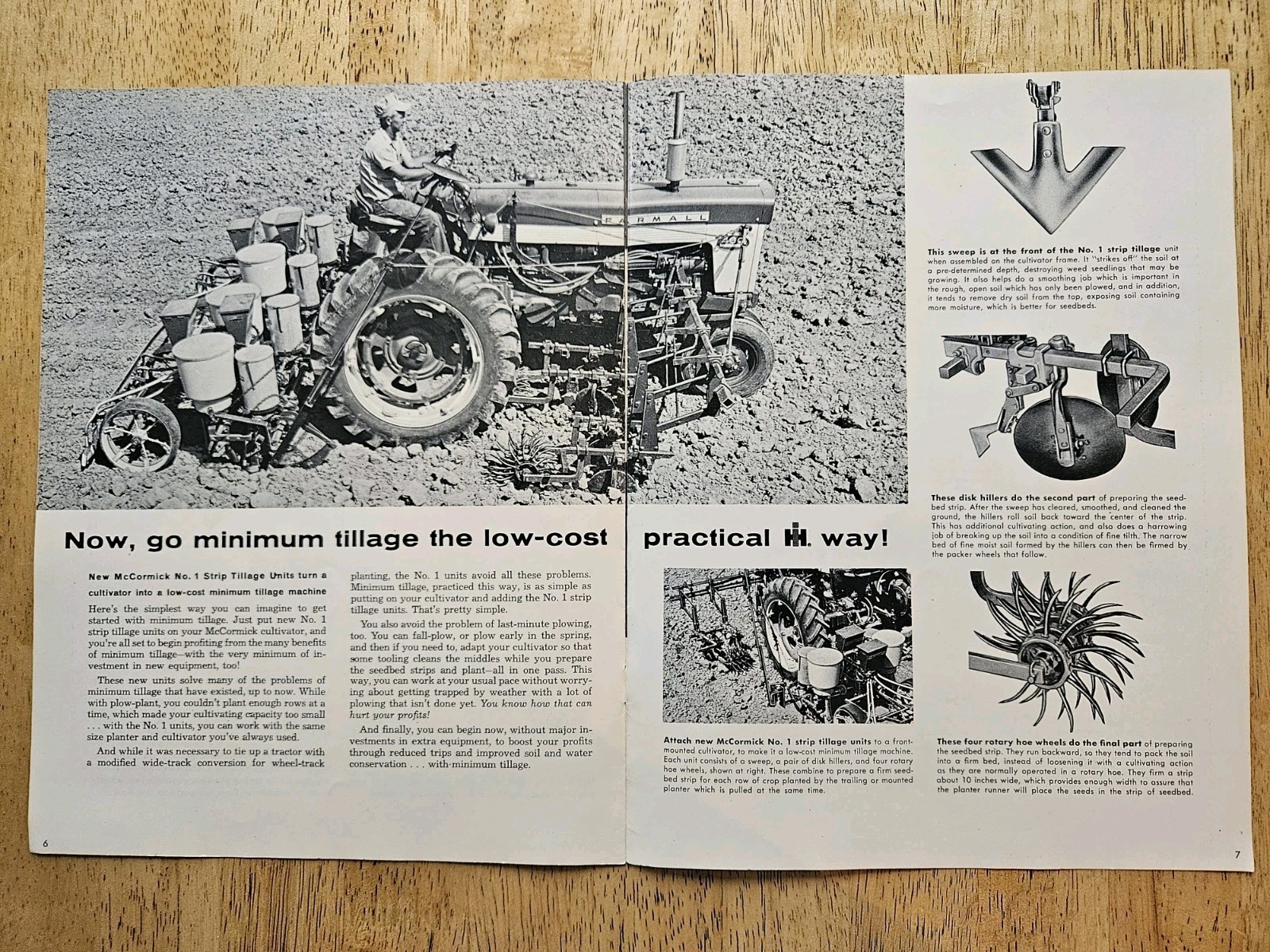 International Harvester Minimum Tillage Literature. 1960&rsquo;s Era. 460 & 560