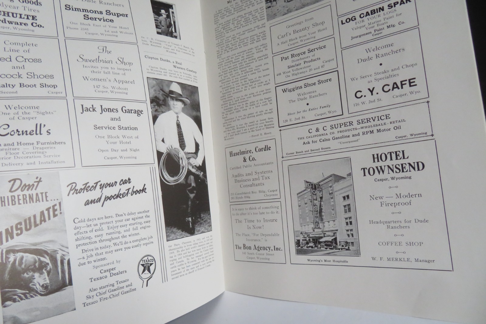 1939 VINTAGE The Dude Rancher® October Quarterly Convention Program Casper, WY