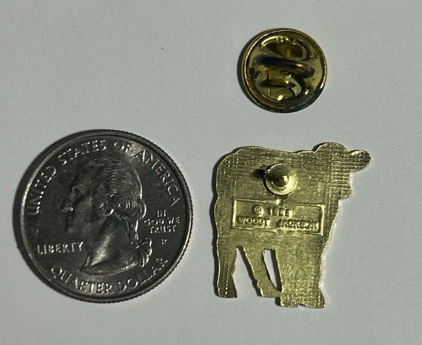 1983 Woody Jackson Cow Pin Farm Fashion Jewelry from Ben & Jerry&rsquo;s Ad