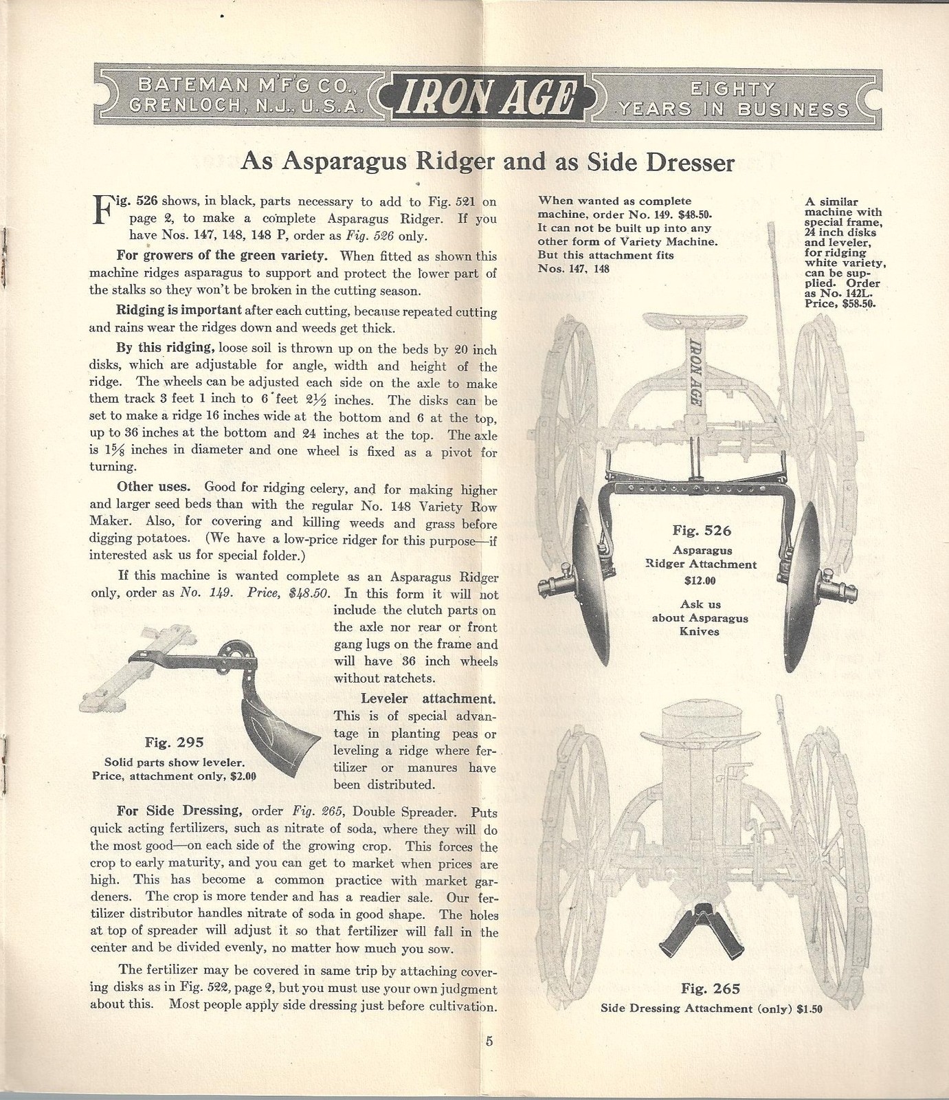 Iron Age Farming Implements Sales Brochure c1917 ~ Truckers Variety Machine