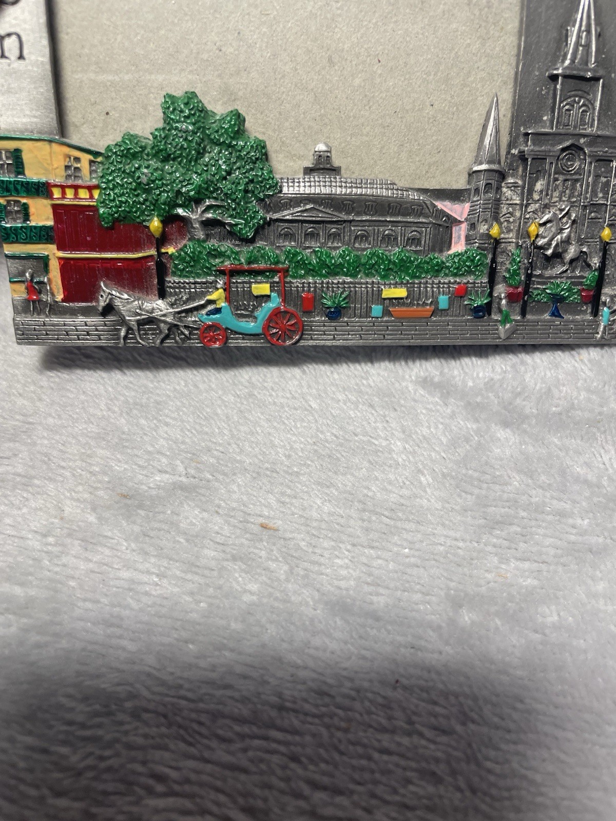New Orleans, Souvenir Jackson Square Metal Picture Frame