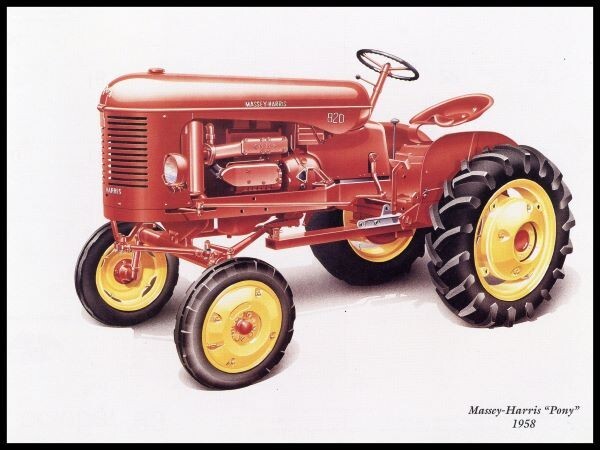 1958 Massey Harris Pony Tractor New Metal Sign: 12×16&Prime; Free Shipping