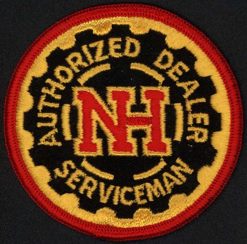 Vintage uniform patch NH New Holland tractors Dealer Serviceman unused n-mint+